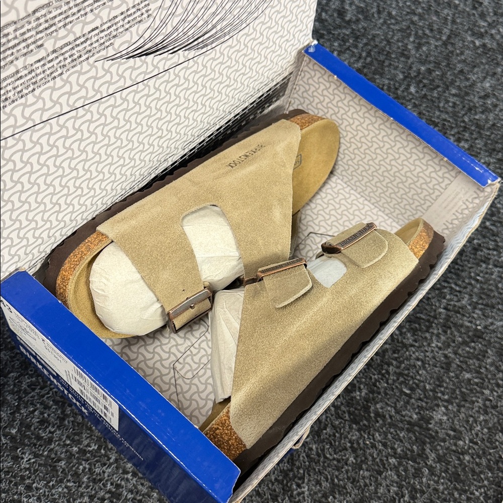 Birkenstock Arizona SOFT FOOTBED - NARROW - Suede Taupe - Picture 3 of 5